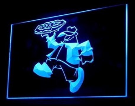 Pasta Pizza delivery restaurant Express LED Neon Sign